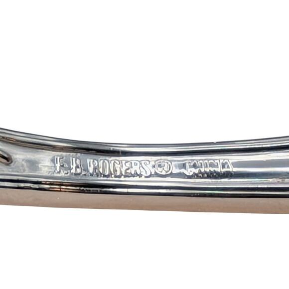 Vintage FB Rogers French Rose Set of 10 Small Silverplate Demitasse Spoons - Picture 2 of 7